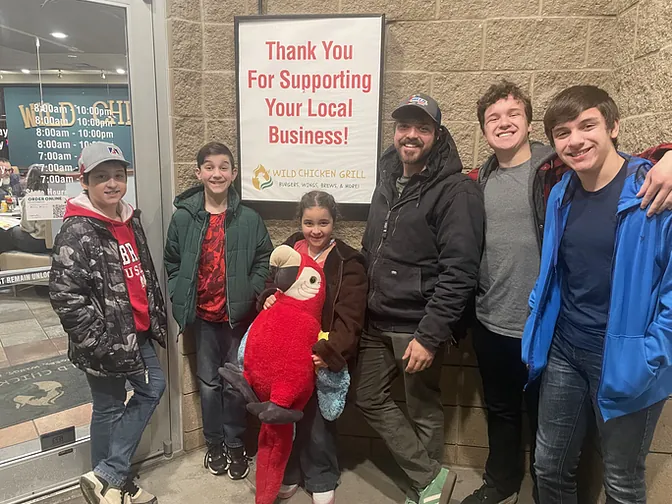 The BreezeTech team with Wild Chicken Grill staff in La Vista
